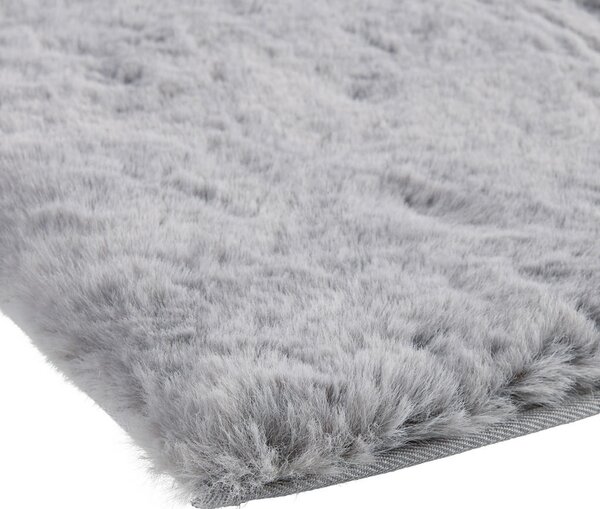 KOPALNIŠKA PREPROGA Secco srebrne barve 70/120 cm