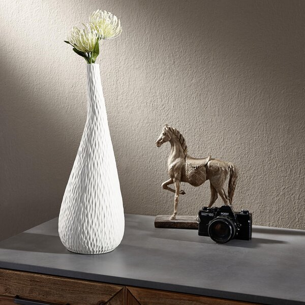 VAZA 1334011, 46 CM CARVE NATURE keramika