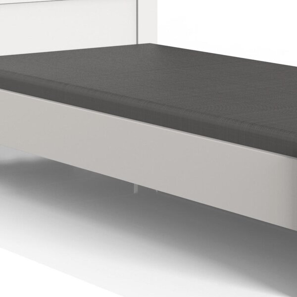 POSTELJA 90 cm x 200 cm , leseni material bela