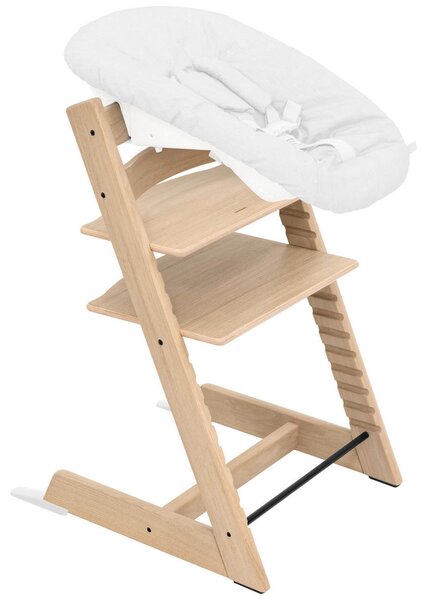 STOLČEK ZA HRANJENJE Tripp Trapp Oak 46/79/49 cm biserna