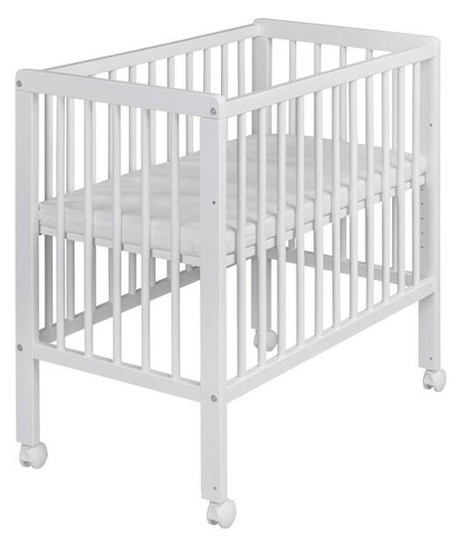 OBPOSTELJNA POSTELJICA NINA divja bukev (jedrovina) trd les 85/48/83 cm bela