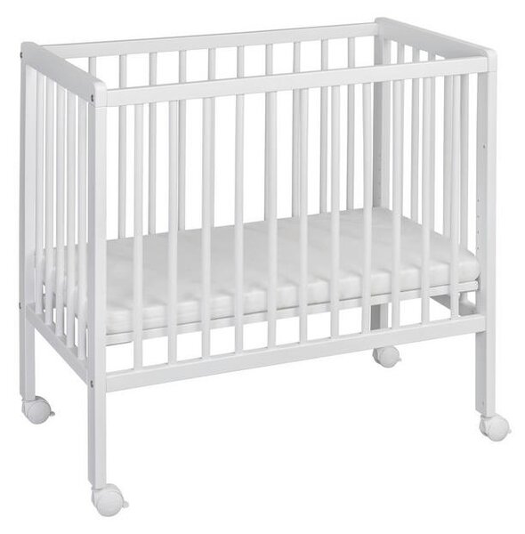 OBPOSTELJNA POSTELJICA NINA divja bukev (jedrovina) trd les 85/48/83 cm bela