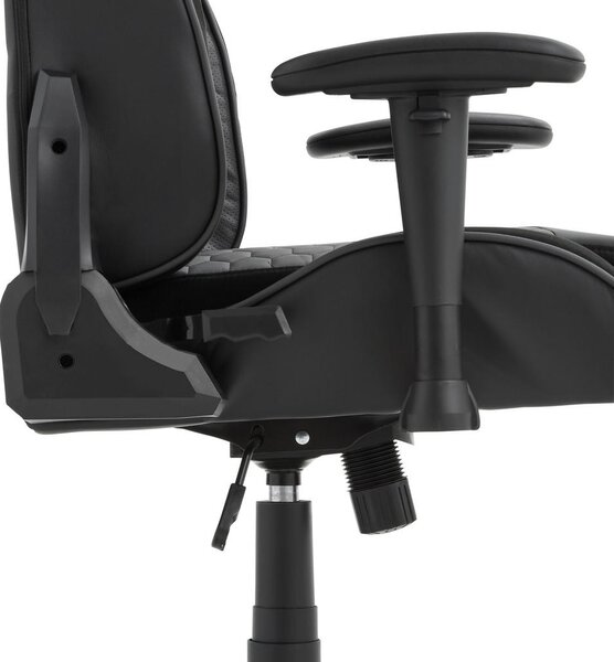 GAMING STOL tekstil črna