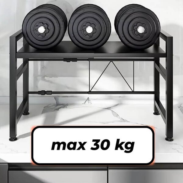 Raztegljiv Kuhinjski Regal Magicrack™, Bela