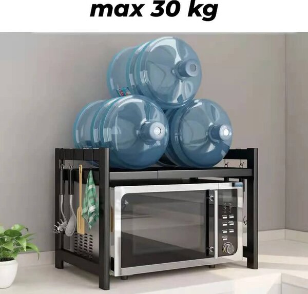 Raztegljiv Kuhinjski Regal Magicrack™, Bela