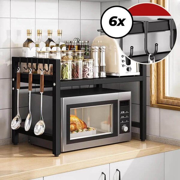 Raztegljiv Kuhinjski Regal Magicrack™, Bela
