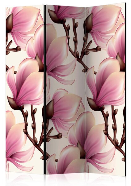 PARAVAN 135/172/3 cm rjava, pink