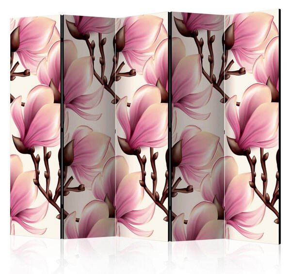 PARAVAN 225/172/3 cm rjava, pink