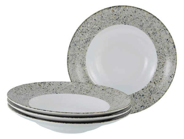 SET KROŽNIKOV ZA TESTENINE Stone Collection Genua 27 cm