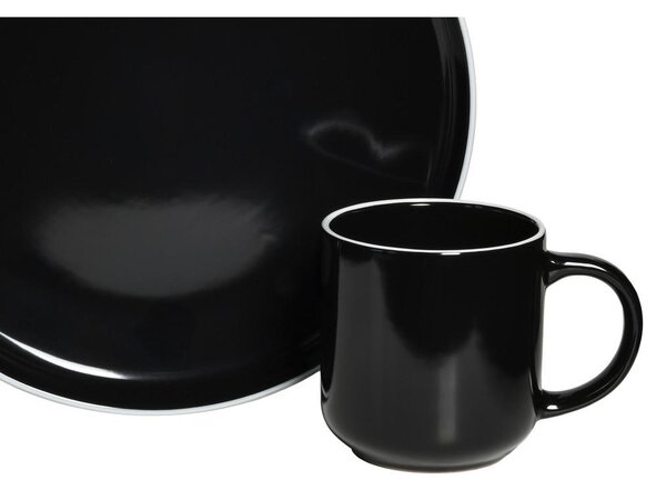 KOMBINIRANI SERVIS Nordic Gourmet Schwarz