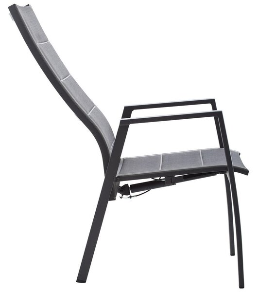 VRTNI SEDEŽ aluminij antracit, temno siva