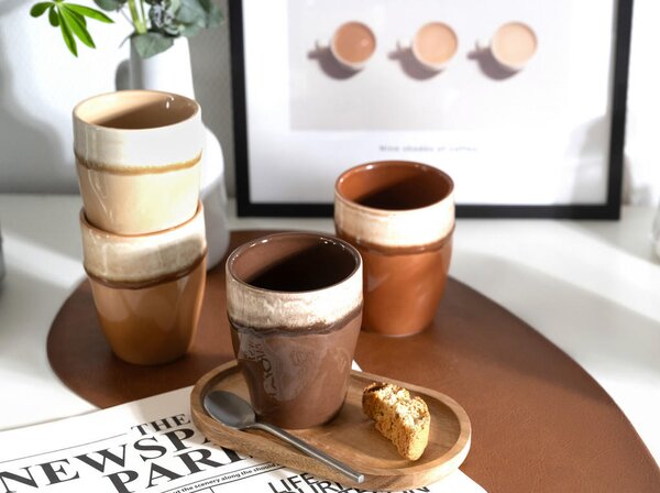 SET SKODELIC Squeezy Mocha Mousse 4-delni