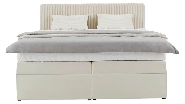 Mömax Postelja Boxspring Rossa, Bež, 180x200