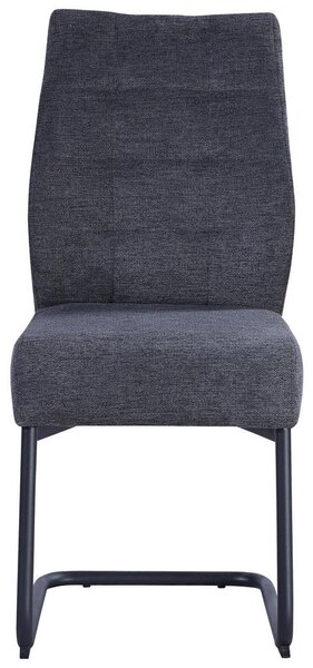 NIHAJNI STOL, kovina, tekstil siva