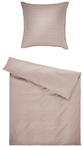 POSTELJNINA Bente 200/200 cm damast rjava