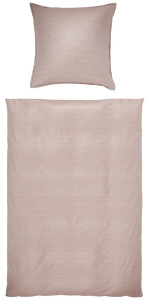 POSTELJNINA Bente 200/200 cm damast rjava
