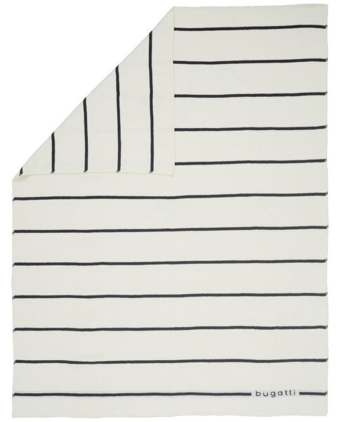 DEKORATIVNA ODEJA 150/200 cm črna, bela