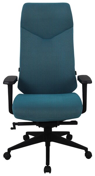GAMING STOL kovina, umetna masa, tekstil modra