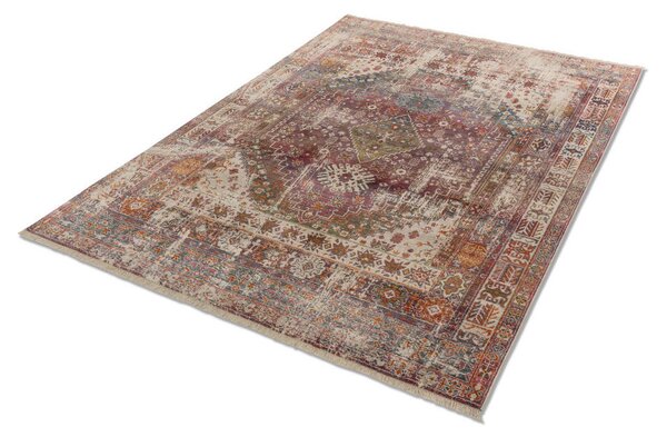 TKANA PREPROGA Mystik 70/140 cm tkano lila, oranžna, rdeča