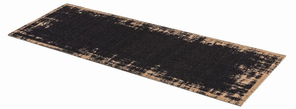 KUHINJSKI TEKAČ Miabella 50/150 cm črna, temno oranžna