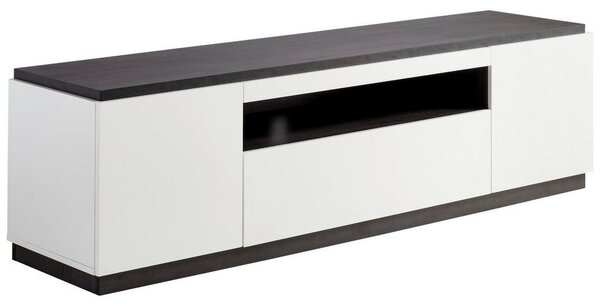 TV-ELEMENT bela, temno siva