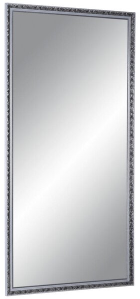 STENSKO OGLEDALO, 100/200/3,3 cm les, steklo, leseni material