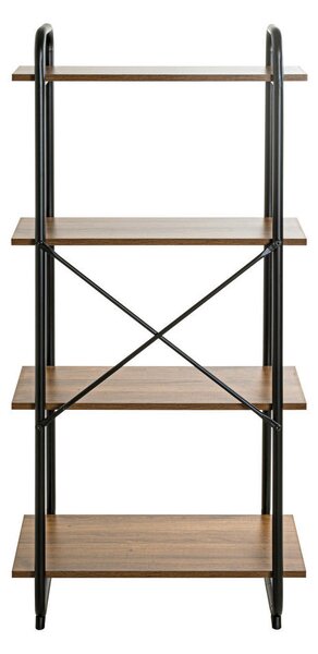 REGAL 60/128/36 cm črna, barve hrasta