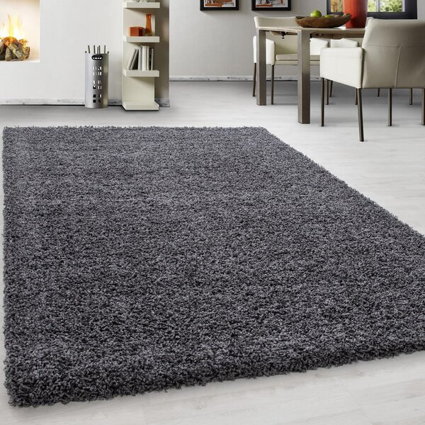 PREPROGA Z VISOKIM FLOROM Life 1500 160/230 cm tkano siva