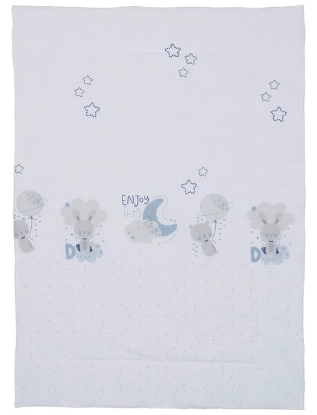 OTROŠKA ODEJICA TIMMY BLUE 100/145 cm potiskano