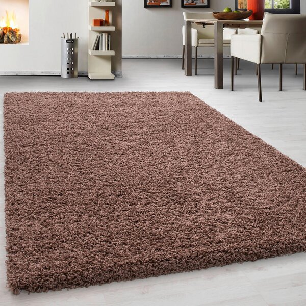 PREPROGA Z VISOKIM FLOROM Life 1500 160/230 cm tkano svetlo rjava
