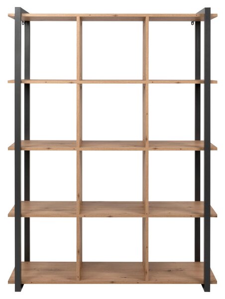 REGAL 107/145/39 cm antracit, barve hrasta