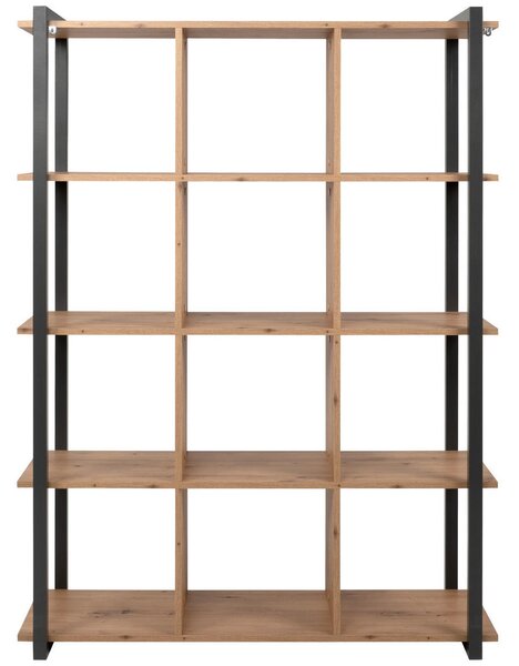 REGAL 107/145/39 cm antracit, barve hrasta