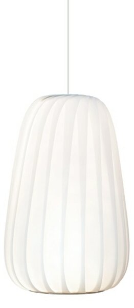 Tom Rossau obesna svetilka ST906, bela, 42 cm, papir, E27, zatemnjen, Bela, Dnevna soba / jedilnica, Papir / karton, Skandinavski
