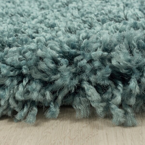 PREPROGA Z VISOKIM FLOROM Sydney 3000 hellblau 140/200 cm tkano svetlo modra