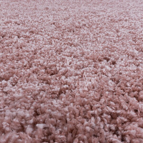 PREPROGA Z VISOKIM FLOROM Sydney 3000 rose 140/200 cm tkano roza