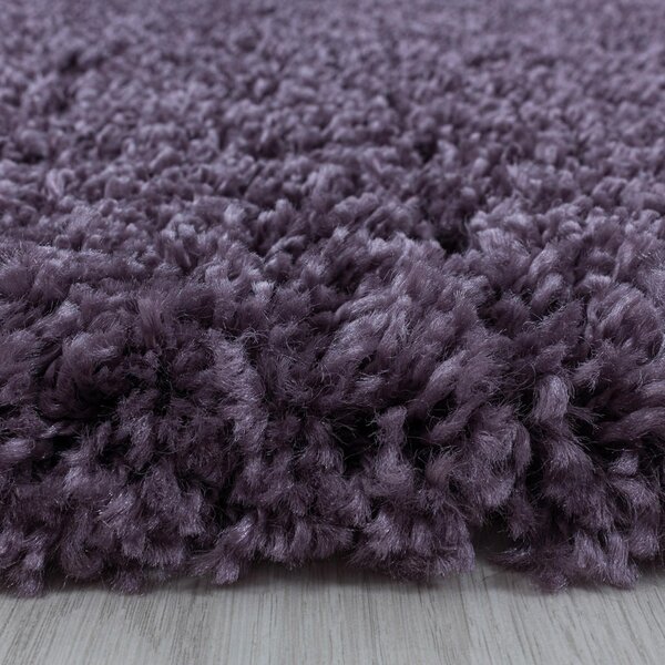 PREPROGA Z VISOKIM FLOROM Sydney 3000 violett 140/200 cm tkano vijolična
