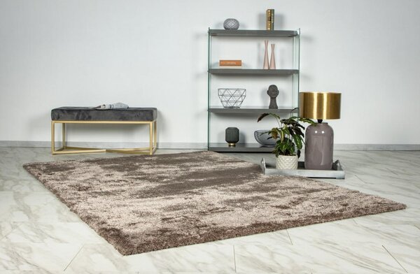 KOSMATINEC Glamour 200/290 cm tkano rjavosiva