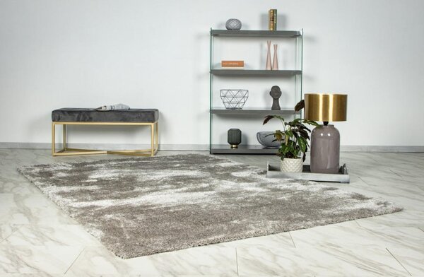 KOSMATINEC Glamour 80/150 cm tkano srebrne barve