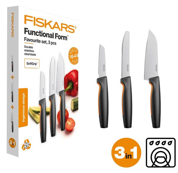 SET NOŽEV FISKARS FUNCTIONAL FORM 3-delni