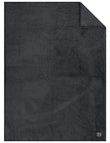DEKORATIVNA ODEJA UNI 150/200 cm antracit