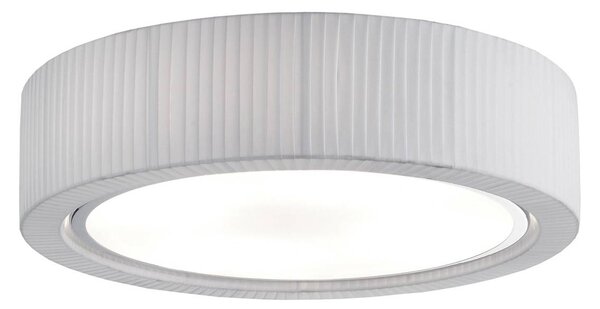 Bover LED stropna svetilka Urban, srebrna/bela, Ø 60 cm