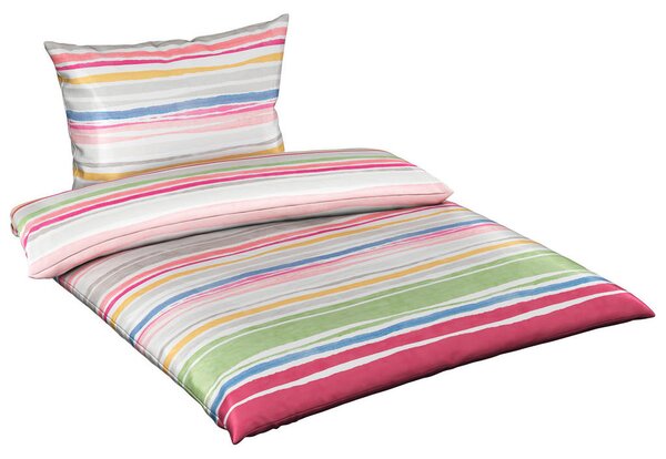 POSTELJNINA LULU 140/200 cm saten večbarvno