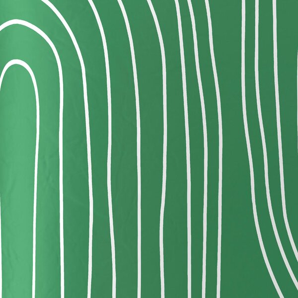 OBOJESTRANSKA POSTELJNINA EMERALD 140/200 cm saten žadasto zelena