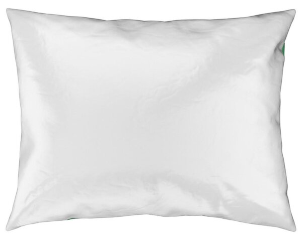 OBOJESTRANSKA POSTELJNINA EMERALD 140/200 cm saten žadasto zelena