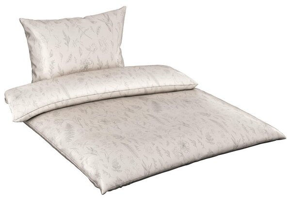 POSTELJNINA DAPHNE 140/200 cm saten bela