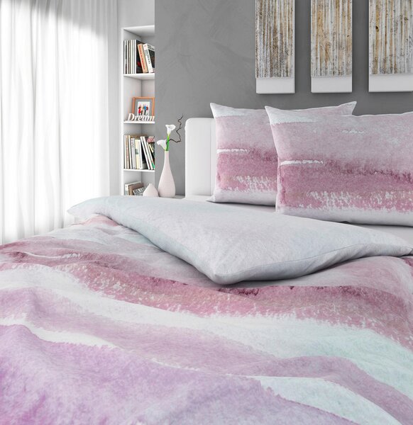POSTELJNINA ROSE 200/240 cm saten večbarvno