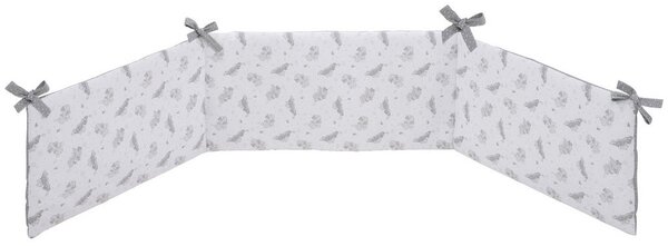 SET ZA OTROŠKO POSTELJICO Kleiner Drache 100/135 cm siva