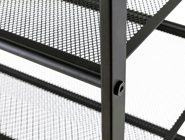 REGAL ZA ČEVLJE črna