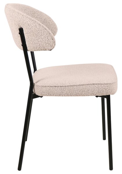 STOL, les, kovina, tekstil pink