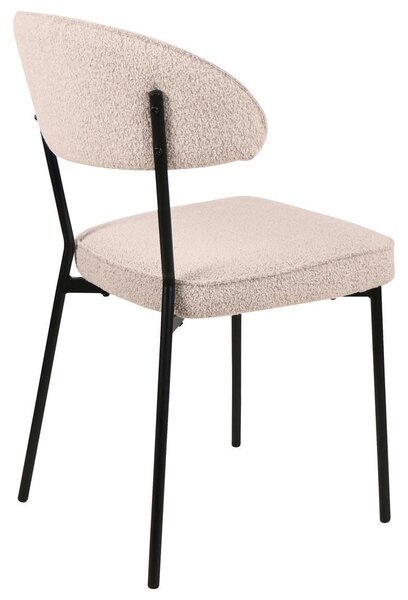 STOL, les, kovina, tekstil pink